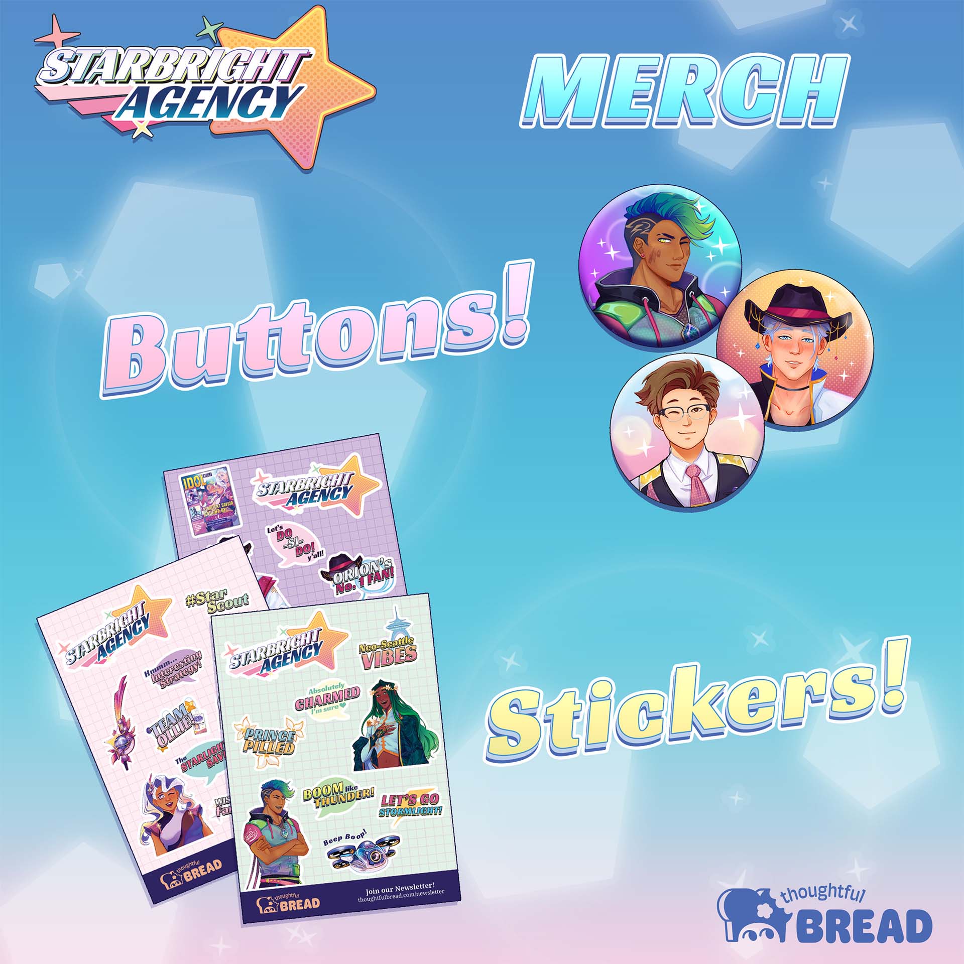 Booth merchandise - Stickers